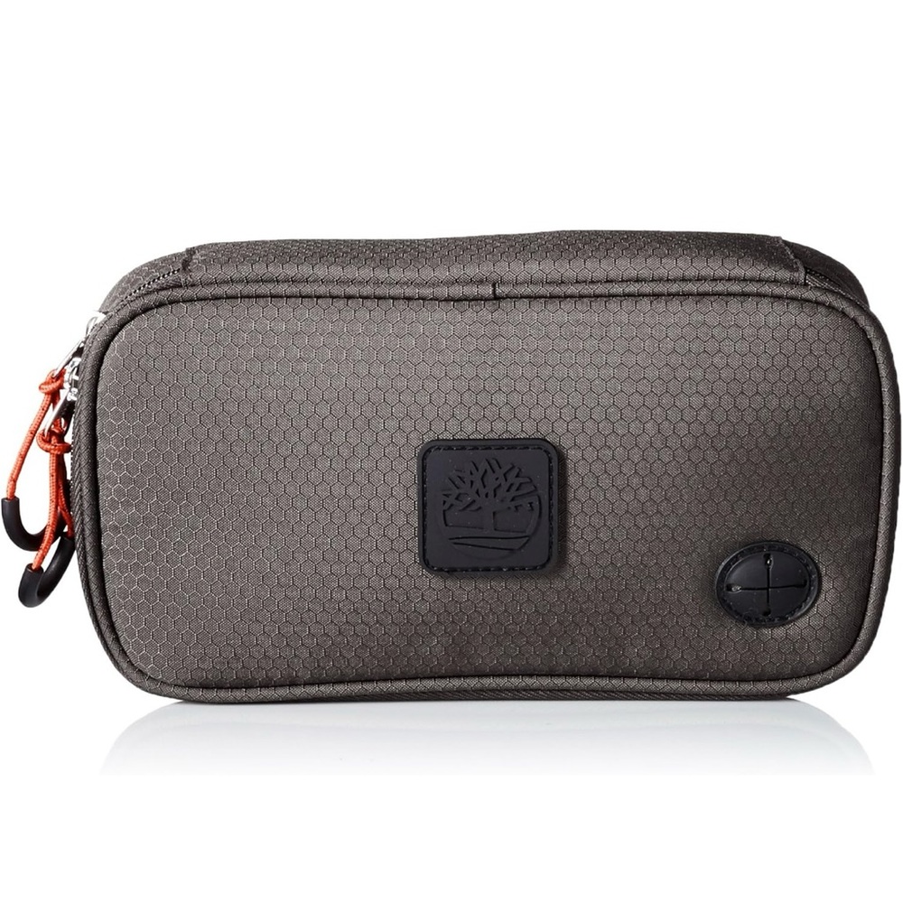 Timberland Men's Lightweight Athletic Utility Kit - Gray Travel Pouch Cord Case
